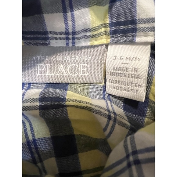 Children's Place  Boys Trousers W/Suspenders & Long Sleeve Shirt Size 3/6 Months - Picture 5 of 9